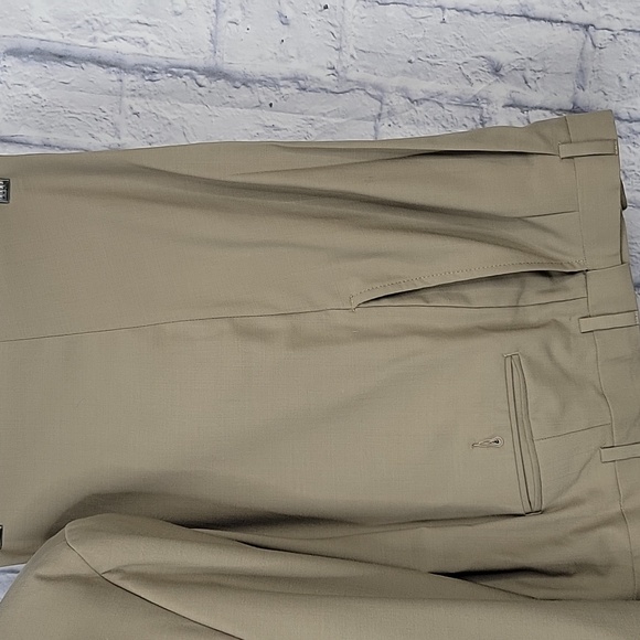 Haggar Black Label Tan 2 Piece Men's Suit Jacket and‎ Pants 44L/38/32 - Picture 6 of 13